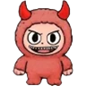 Stickers Mood Labubu emoji 🔴🟣🟢🟤🟡