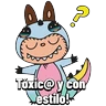 Stickers Labubu frases 👹