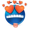 Stickers Emoji azul -  2 🔵