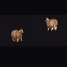 Stickers fat horse | Spinning horse 🐎