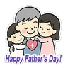 Stickers 父親節快樂 Father Day 我愛主耶穌 I love Jesus