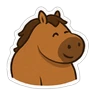 Stickers Fat Horse