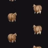 Stickers spinning horse fat horse