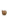 Stickers Spinning Horse (fat horse) 🐎