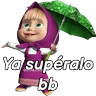 Stickers Masha respuestas pal chat 👧🏼🧺