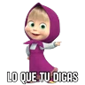 Stickers Masha 🌸🧸