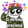 Stickers Flork soldado 🫡🩷🥰