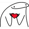 Stickers Abraço do flork