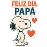 Stickers Snoopy Día del Padre ✨💗