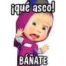 Stickers Masha grosera 💗