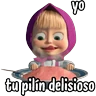 Stickers Masha grosera 💗
