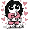 Stickers Florksita cállate 🥰🩷✨