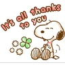 Stickers Snoopy For You 🐾