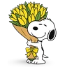 Stickers snoopy ramos 💐🥰🩷