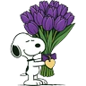 Stickers snoopy ramos 💐🥰🩷