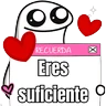 Stickers Flork cartelito 🥰🩷✨