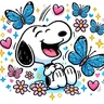 Stickers 🦴 Snoopy para tí 🏠🐾🦴