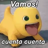 Stickers Dino Kuning Nailong reacciones