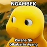 Stickers nailong kuning