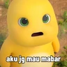 Stickers dino kuning nailong 2025