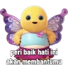 Stickers dino kuning nailong 2025