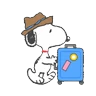 Stickers Cute Snoopy 🐾🖤