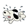 Stickers Cute Snoopy 🐾🖤
