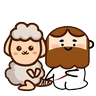 Stickers 蘇爺與阿咩 Jeezameh (蘇爺日常002)