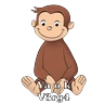 Stickers Jorge el curioso