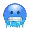 Stickers Emoji com frio 🥶