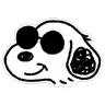 Stickers Snoopy EmOjI 🍃🐶