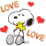 Stickers Snoopy 🖤🤍