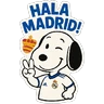 Stickers Snoopy Real Madrid ⚽✨