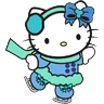 Stickers Hello Kitty frio cold 
