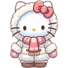 Stickers Hello Kitty frio cold 