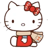Stickers Hello Kitty frio cold 