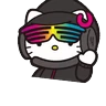 Stickers Hello Kitty DJ 🎧📀🎶🎀