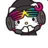 Stickers Hello Kitty DJ 🎧📀🎶🎀