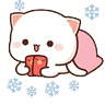 Stickers Frío Peach y Goma ❄️🥶