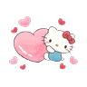 Stickers Hello Kitty Love 🩷