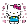 Stickers Hello Kitty Love 🩷