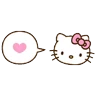 Stickers Hello Kitty Love 🩷