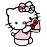 Stickers Hello Kitty Love 🩷
