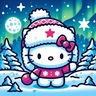 Stickers Hello Kitty Frio Cold