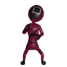 Stickers 3D Dance Squid Game💃🏻🪩