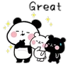 Stickers Mochi Mochi Panda 2