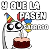 Stickers Feliz cumpleaños Julio 🎉🎂🌹🖤