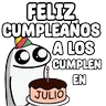Stickers Feliz cumpleaños Julio 🎉🎂🌹🖤