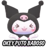 Stickers STICKERS DE BEBÉ KUROMI🖤