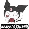 Stickers STICKERS DE BEBÉ KUROMI🖤